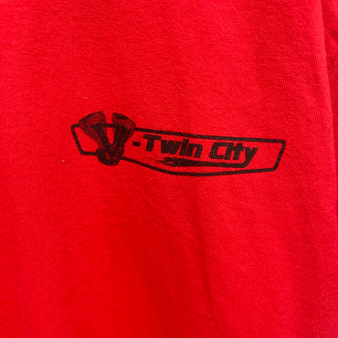 Twin city live or die t shirt size MEDUIM