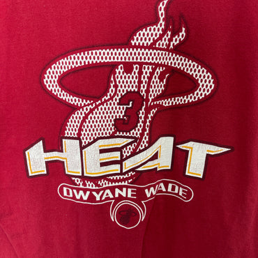 Red Miami Heat Dwyane Wade tee #NBA size MEDUIM