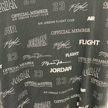 Black Jordan Air Flight t-shirt #sportswear size MEDUIM