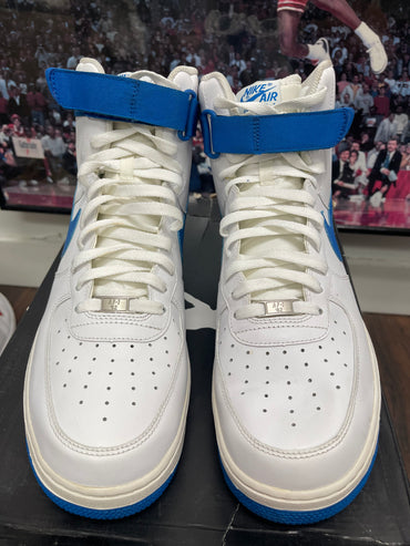 Air Force 1 High ‘ White Soar Blue ‘ Size 13