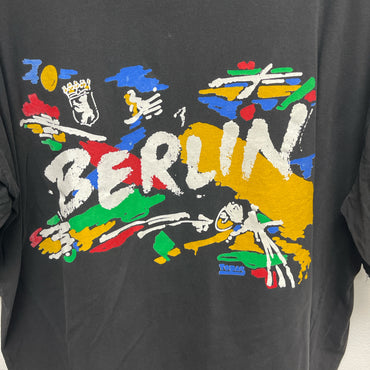 1989 Berlin single stitch black T-shirt #retro size XL