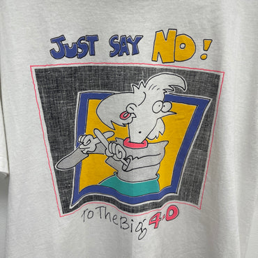 Just Say No vintage t shirt Size large