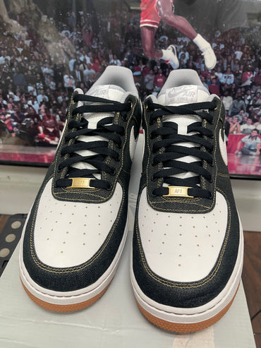 Air Force 1 ‘ Black Denim ‘ Size 13