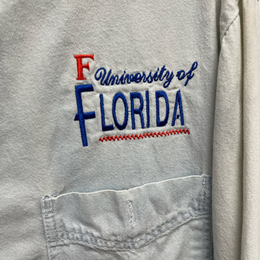 White University of Florida button-up shirt size XL