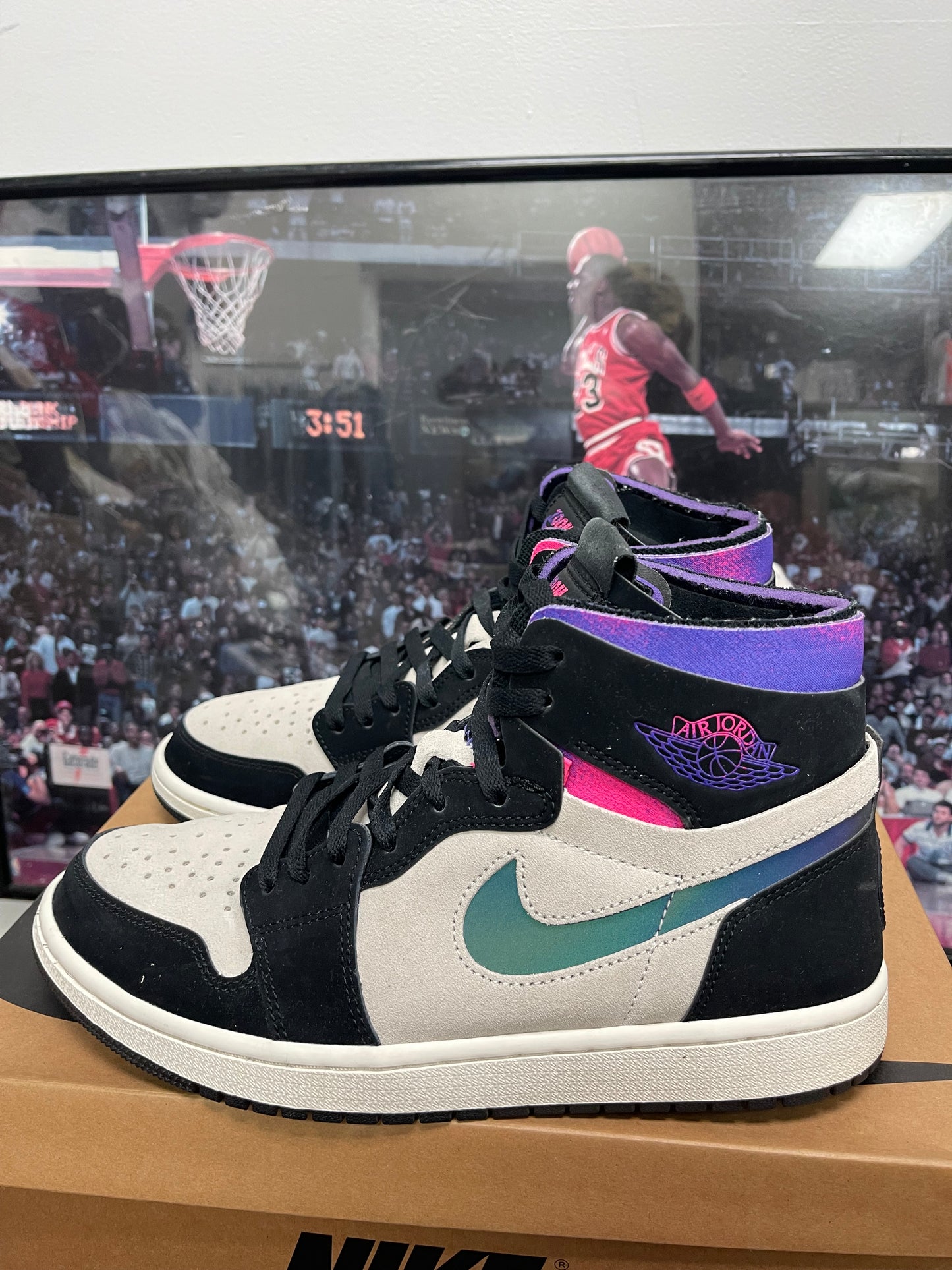 Air Jordan Retro 1 High ‘ Zoom Comfort Paris ‘ Size 8.5