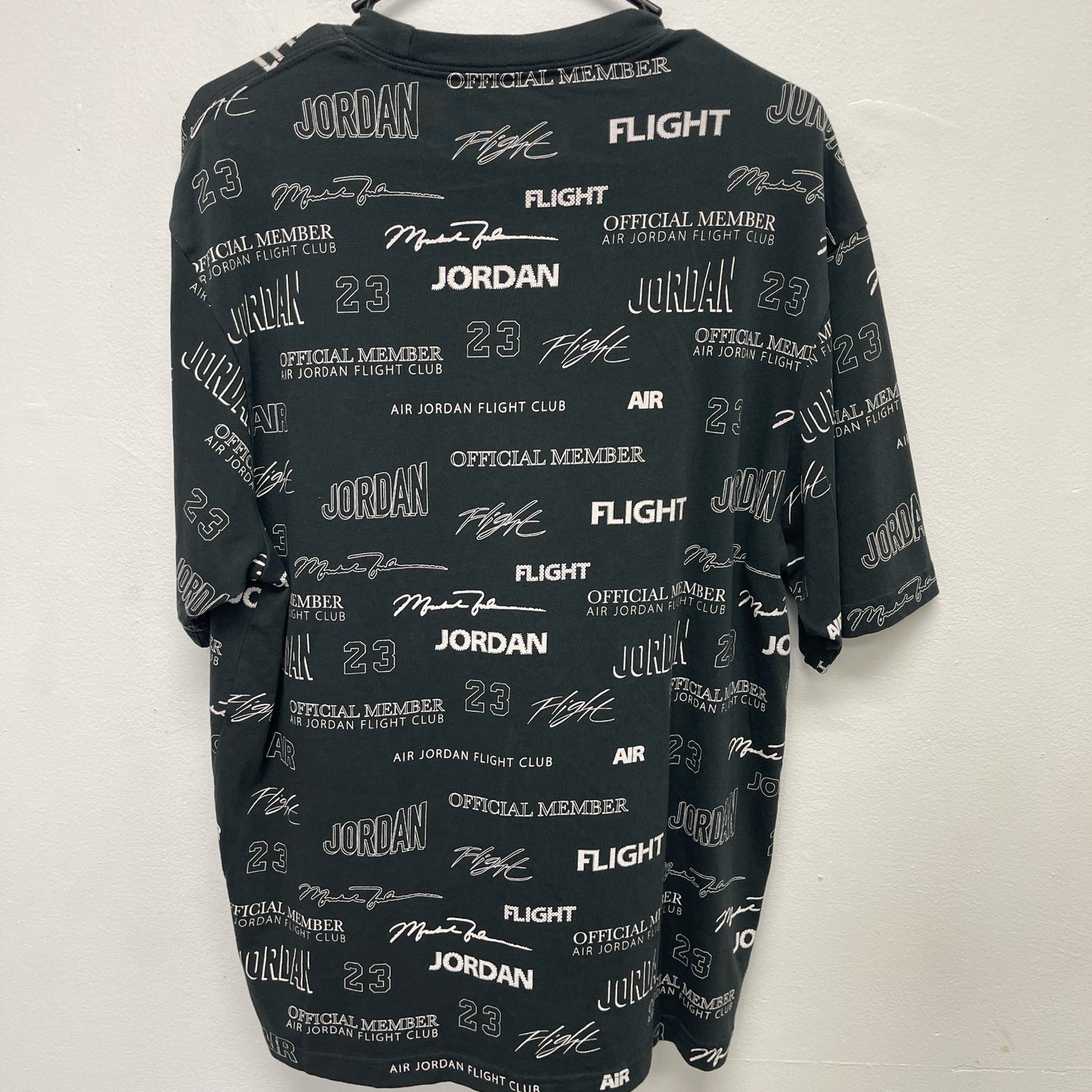 Black Jordan Air Flight t-shirt #sportswear size MEDUIM