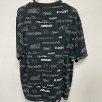 Black Jordan Air Flight t-shirt #sportswear size MEDUIM