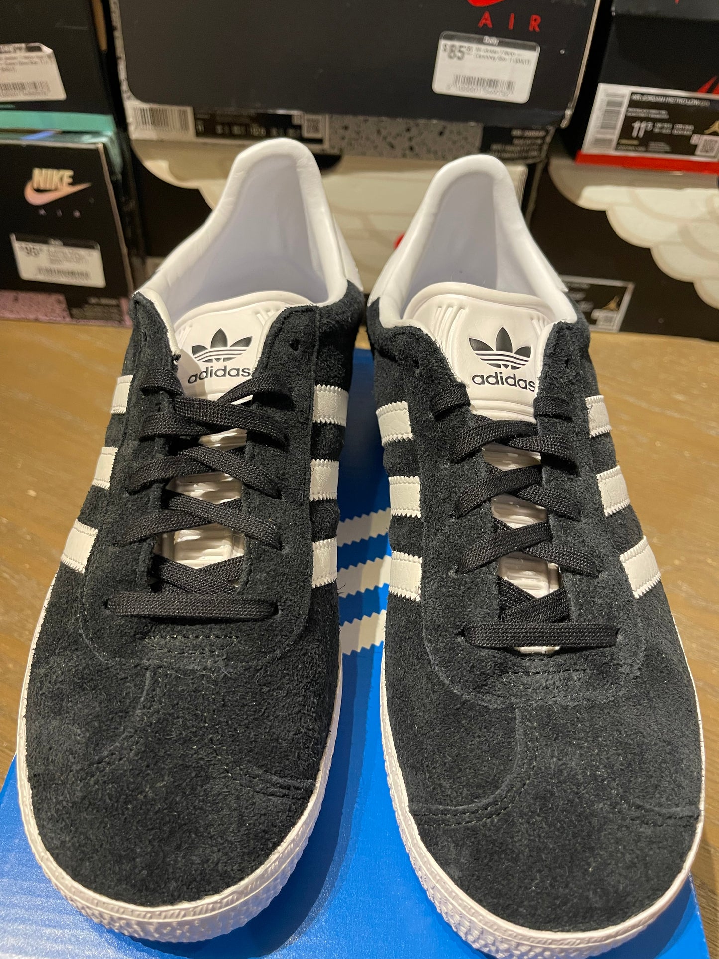 Adidas Gazelle Black size 6.5 kids