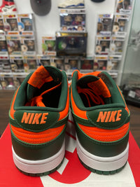 Dunk low Miami Hurricanes Size 8.5