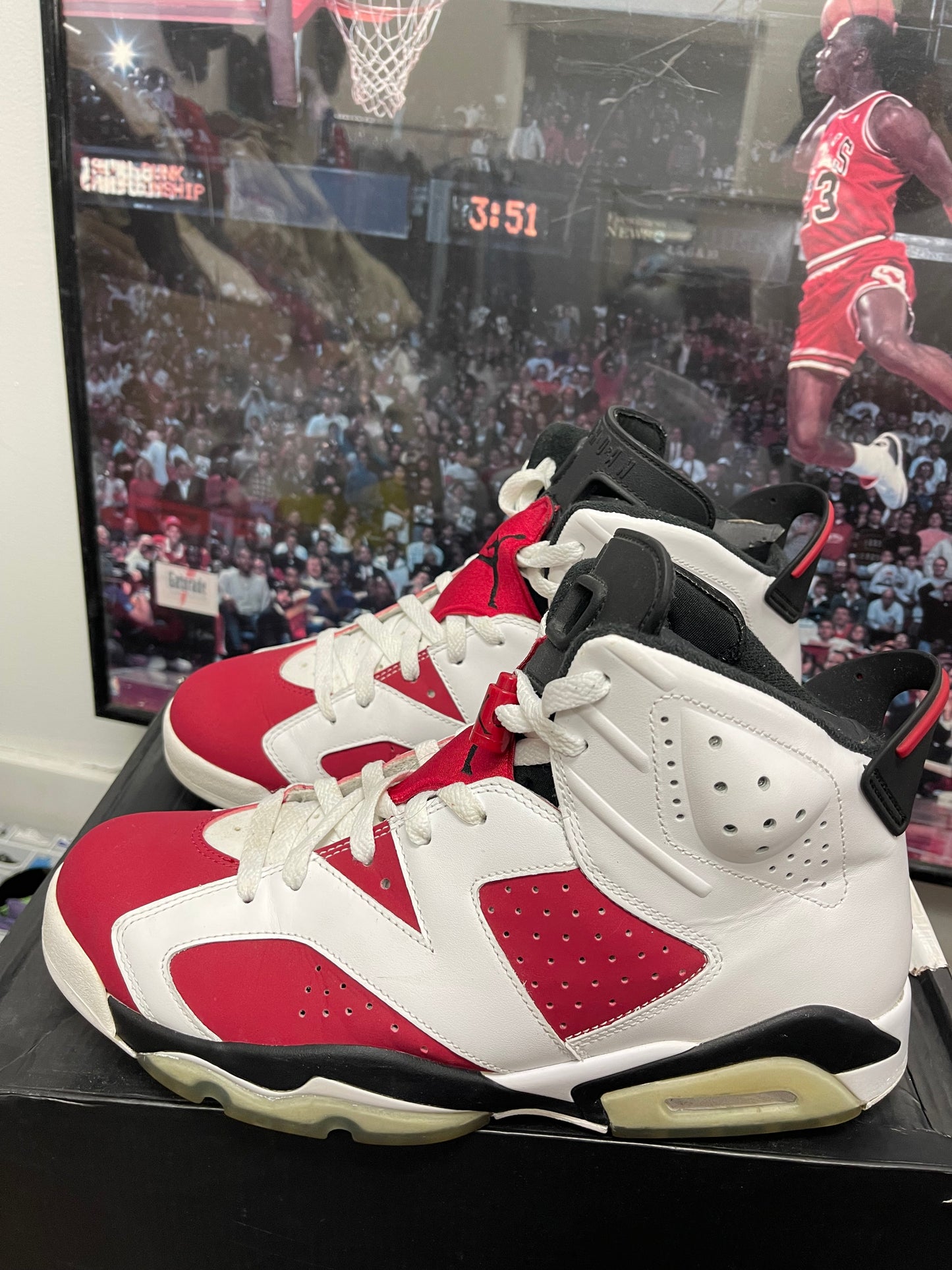 Air Jordan Retro 6 ‘ Carmine ‘ 2014 size 11