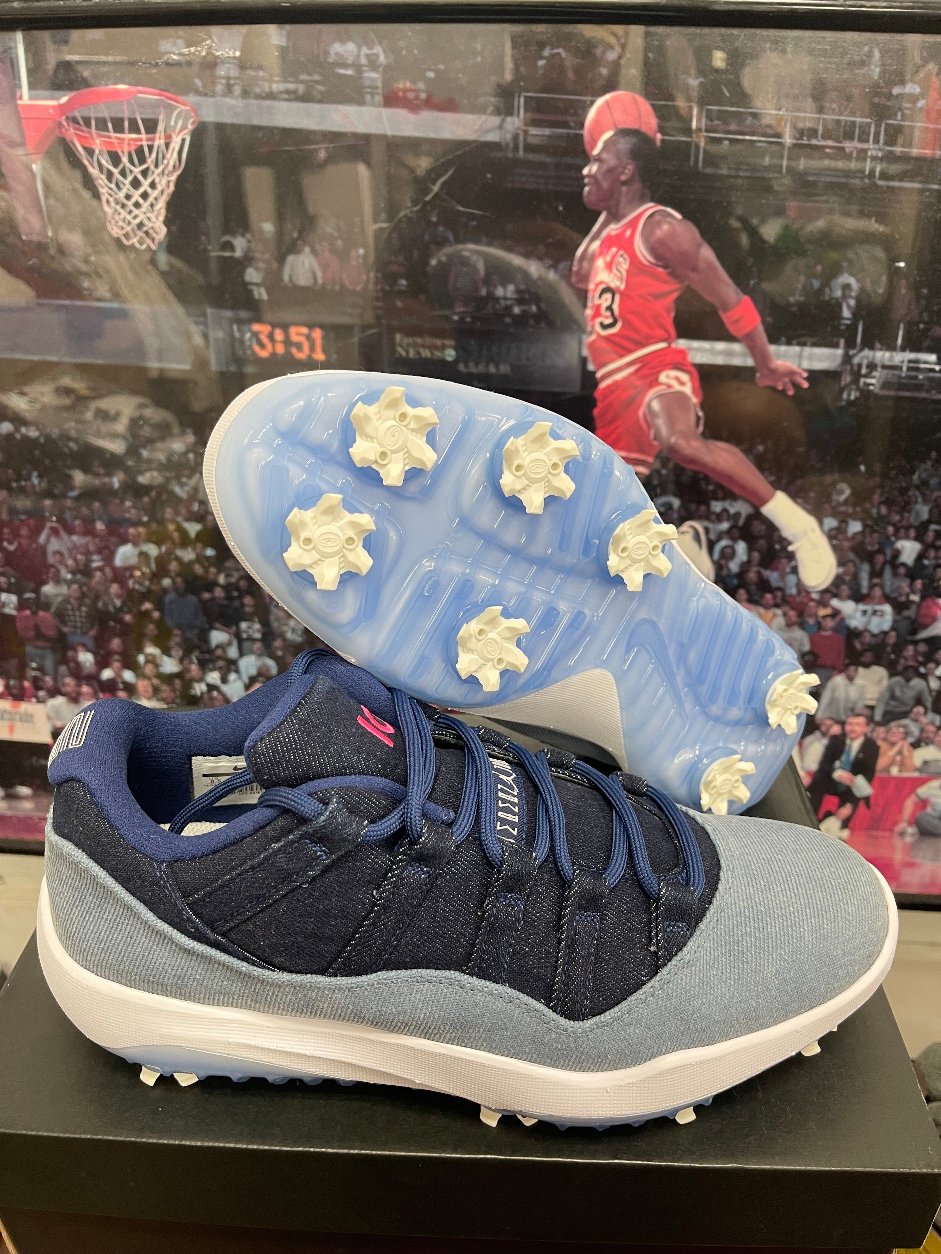 Air Jordan 11 Low Golf No Denim Allowed Size 8.5