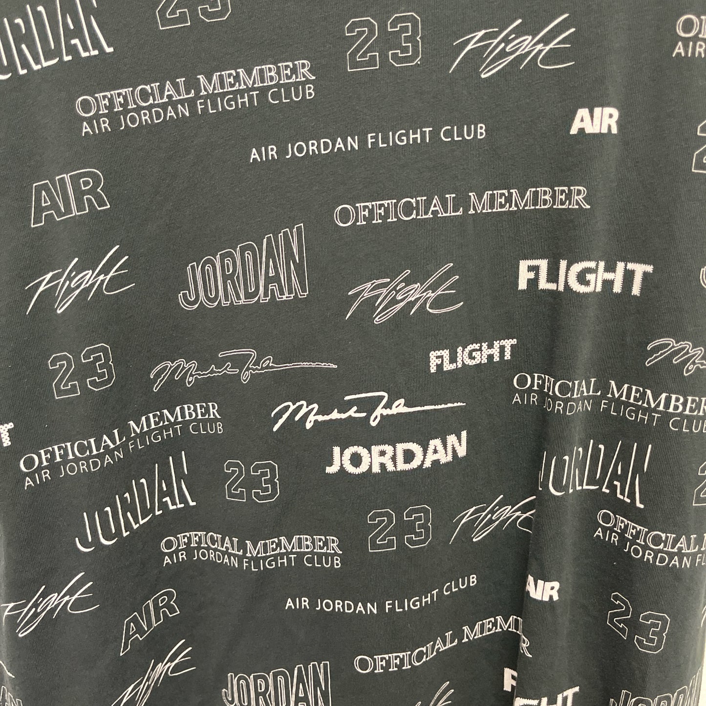 Black Jordan Air Flight t-shirt #sportswear size MEDUIM