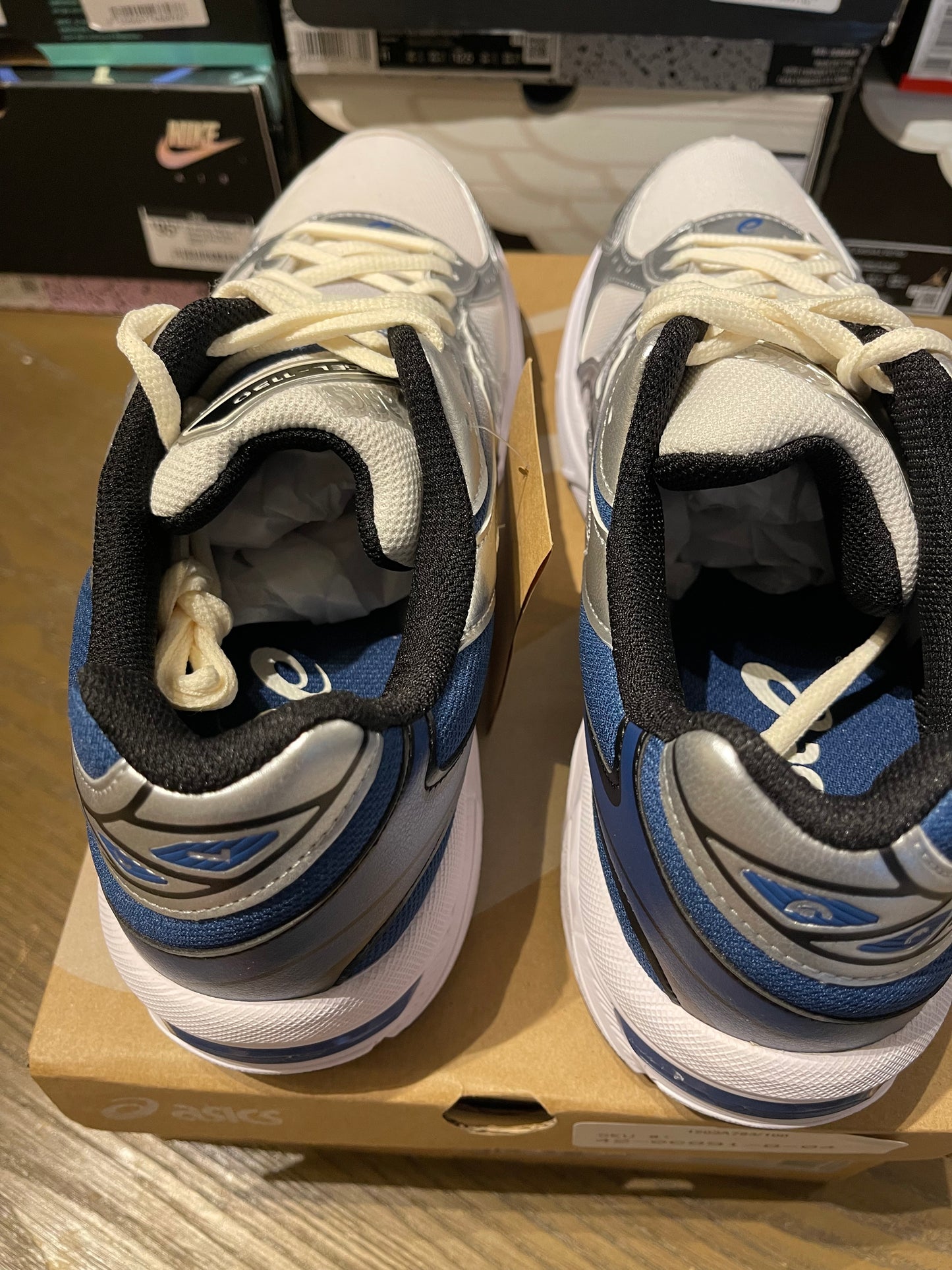 Asics Gel 1130 Blue Pure Silver Gradient Size 11