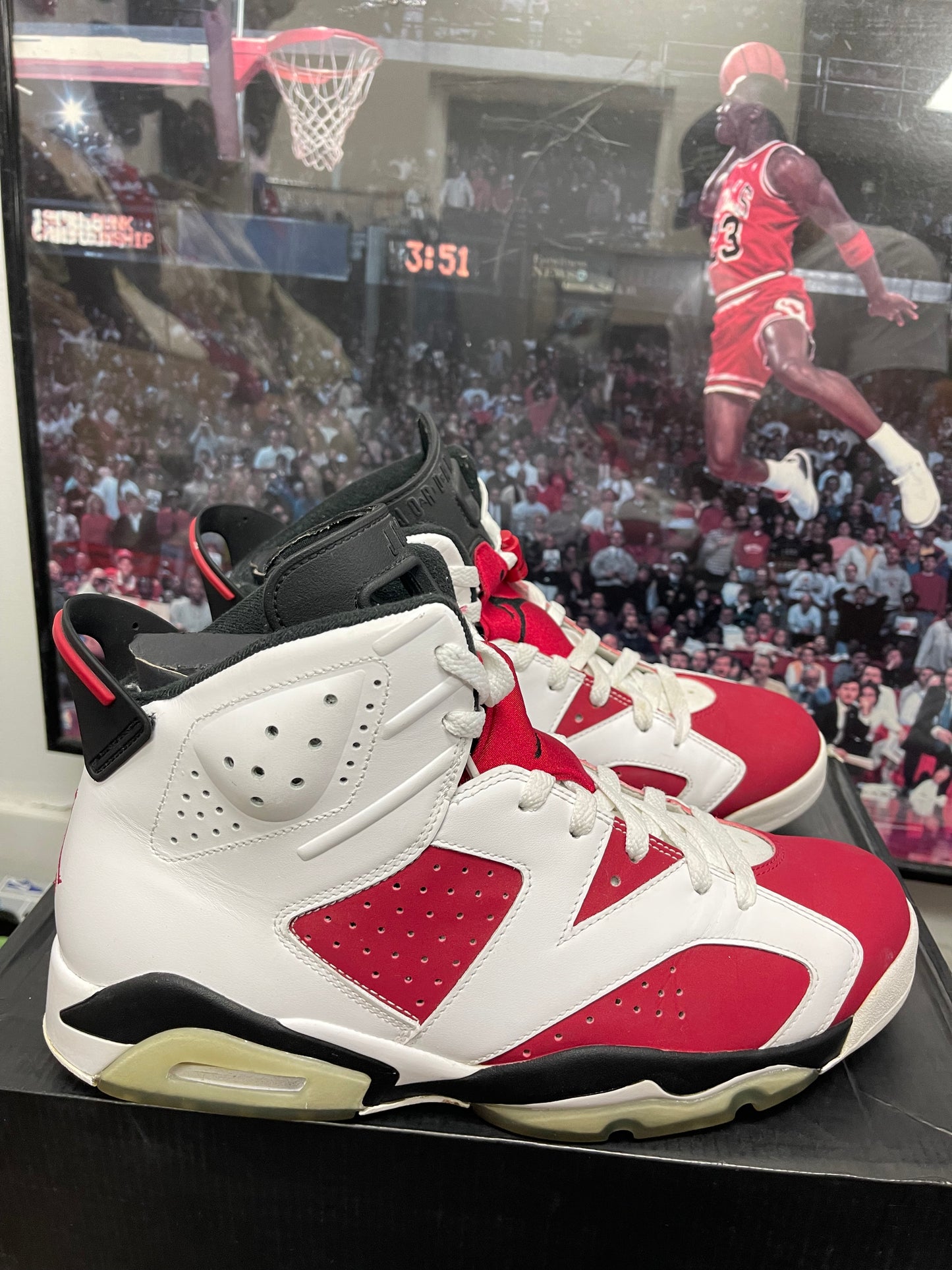 Air Jordan Retro 6 ‘ Carmine ‘ 2014 size 11