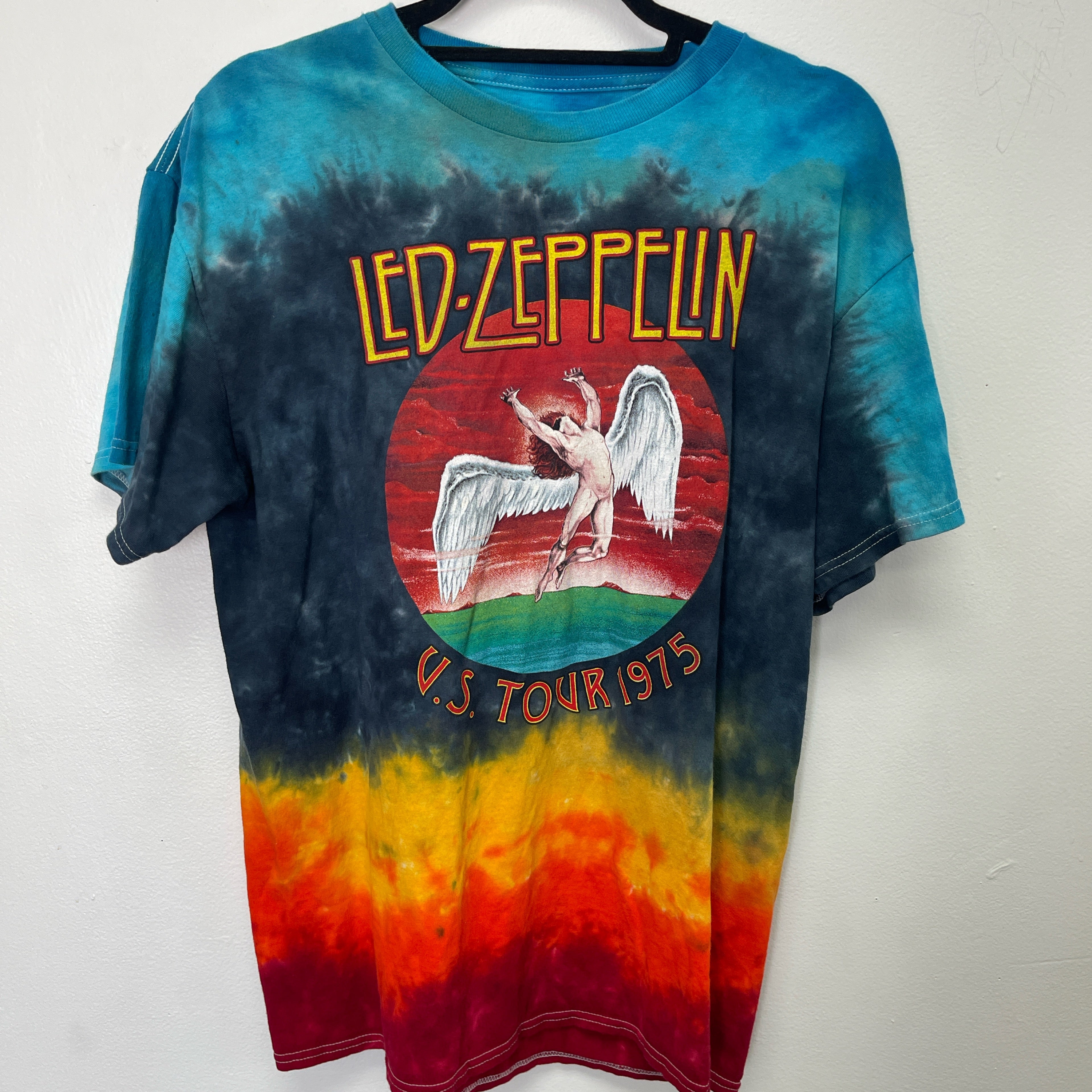 Led Zeppelin US Tour 1975 t shirt size large