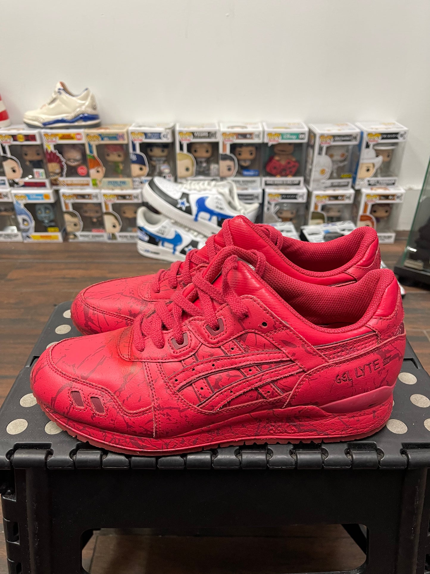 Asics Gel Lite Red Size 9.5