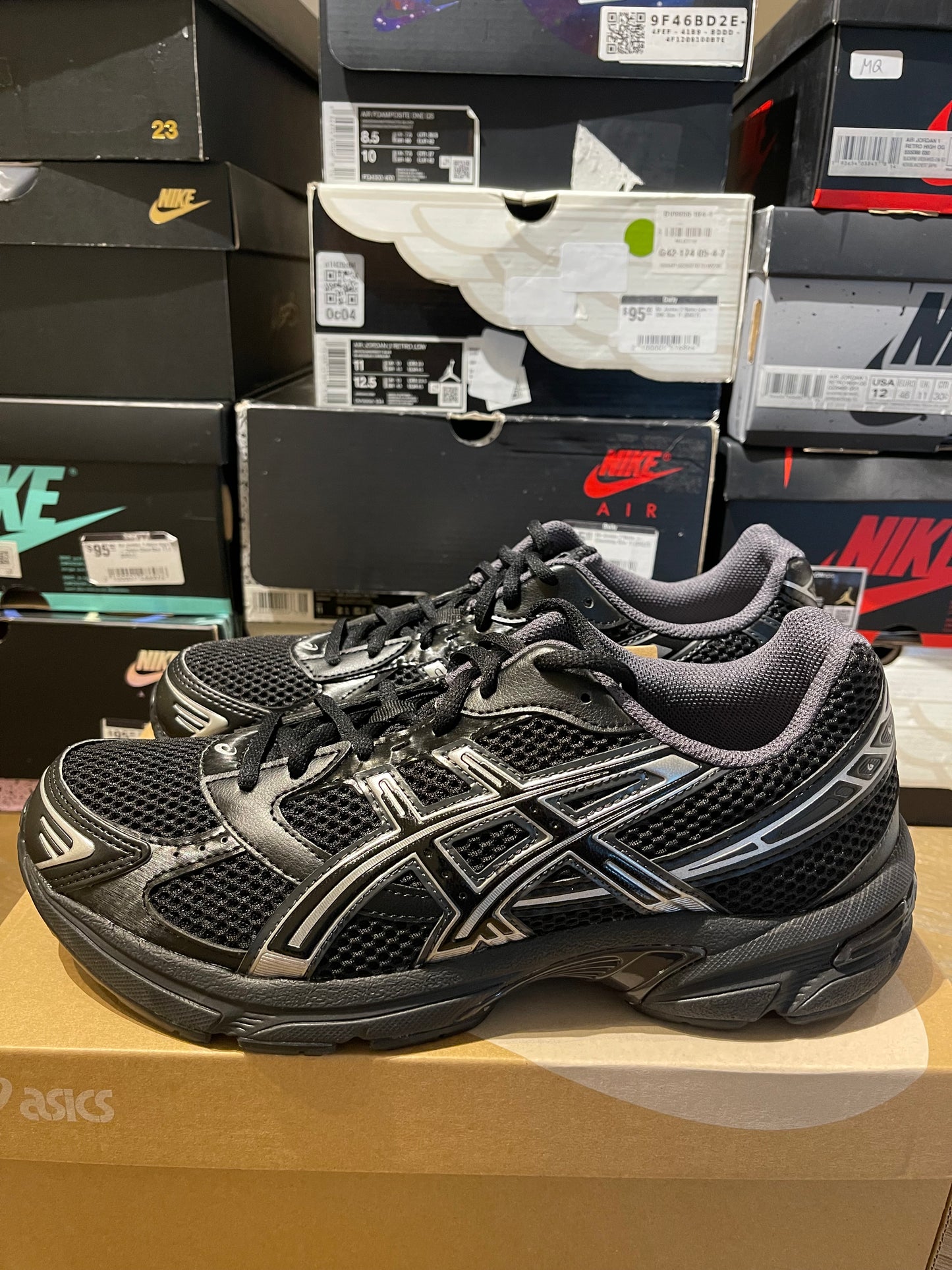 Asics Gel 1130 ‘ Black Pure Silver’  Size 11