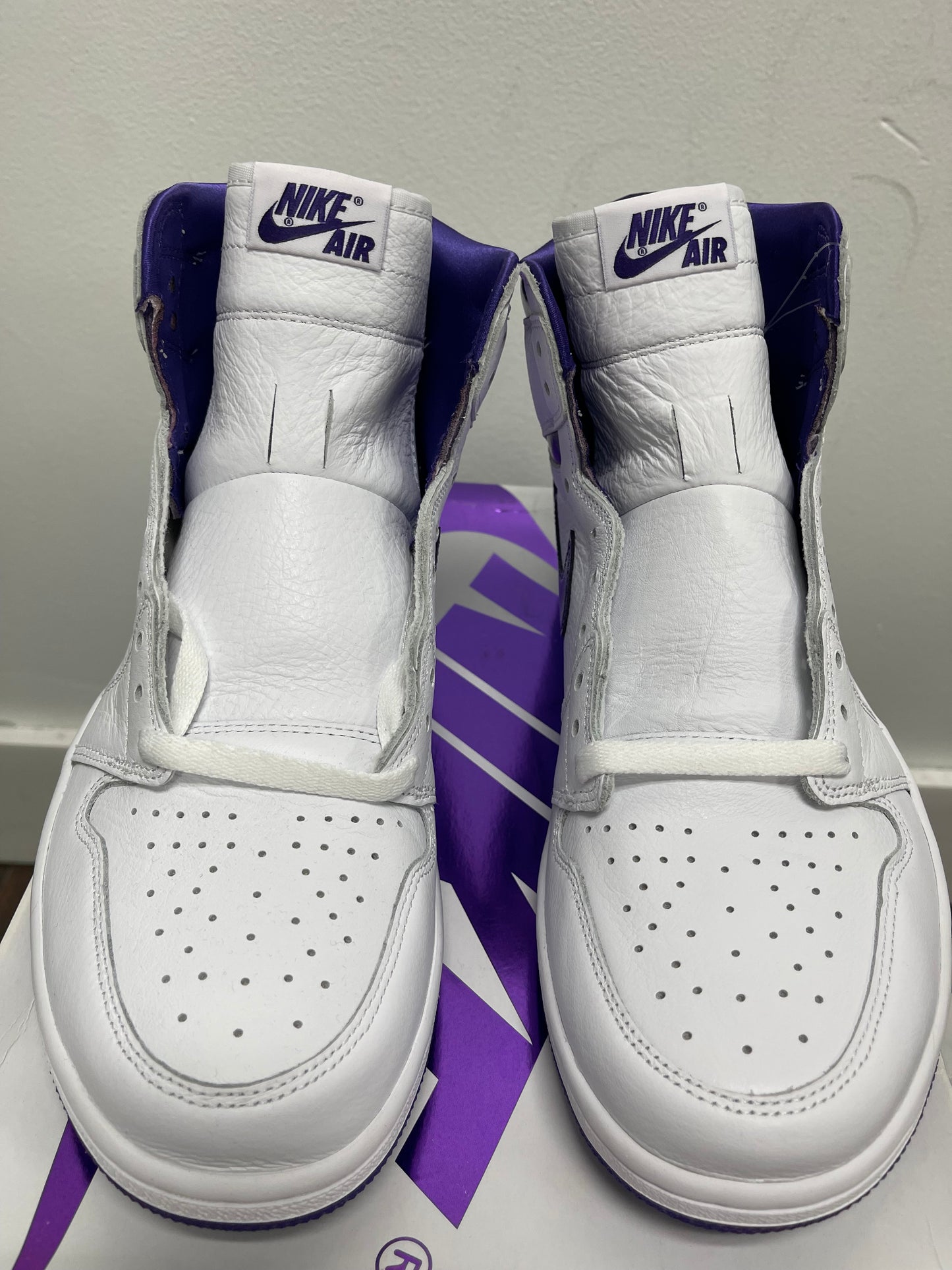 Air Jordan 1 OG High ‘ Court Purple ‘ size 9.5 men