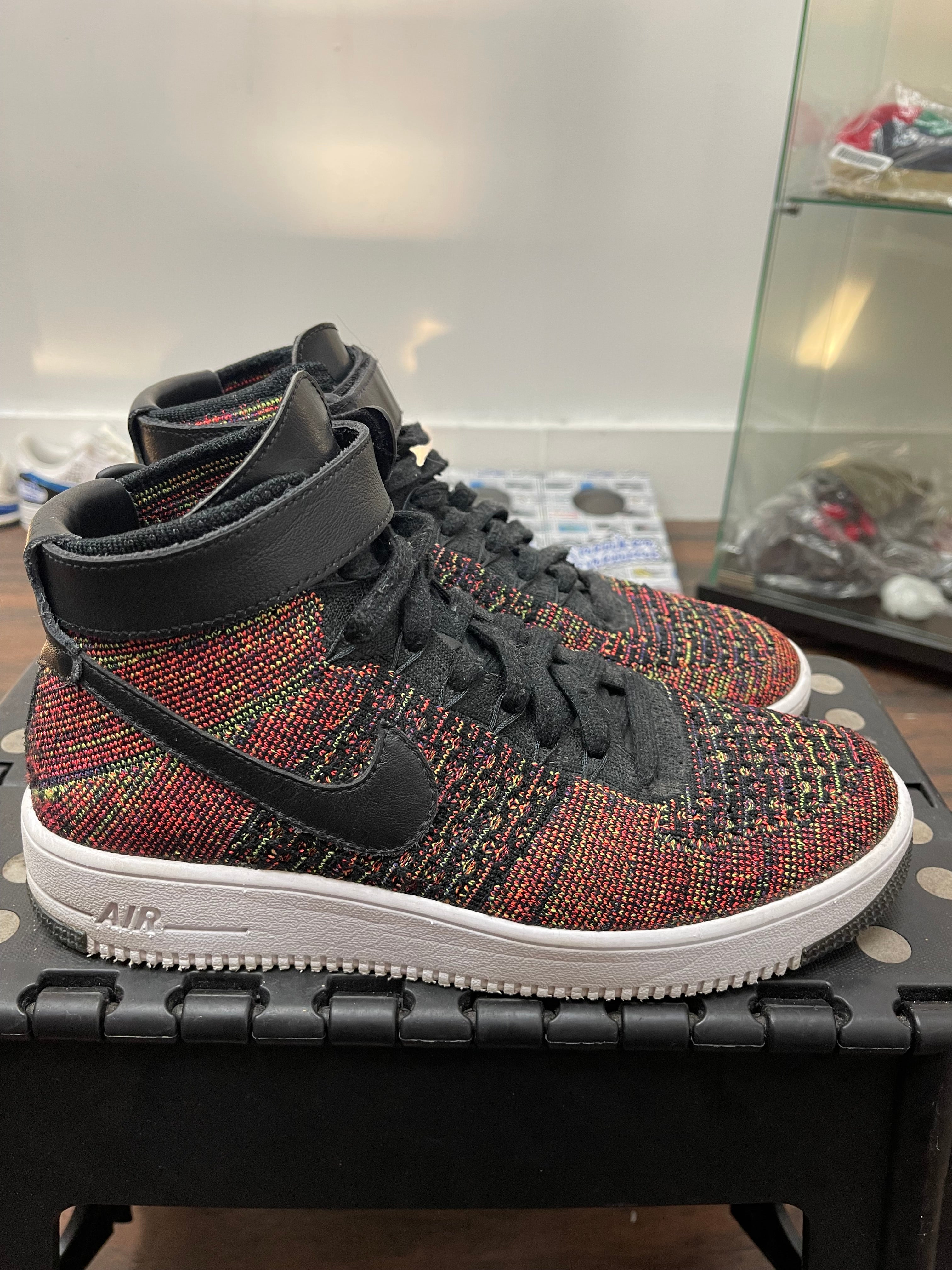 Air Force 1 FlyKnit Mid ‘ Multicolor ‘ Size 7.5