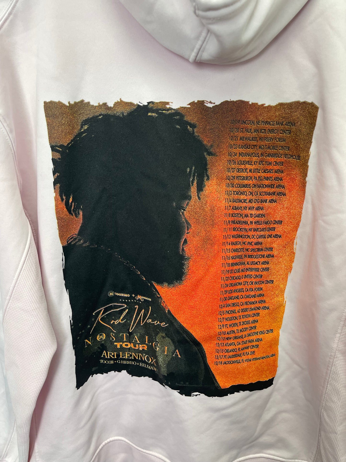 Rob Wave Hoodie Pink Size XL