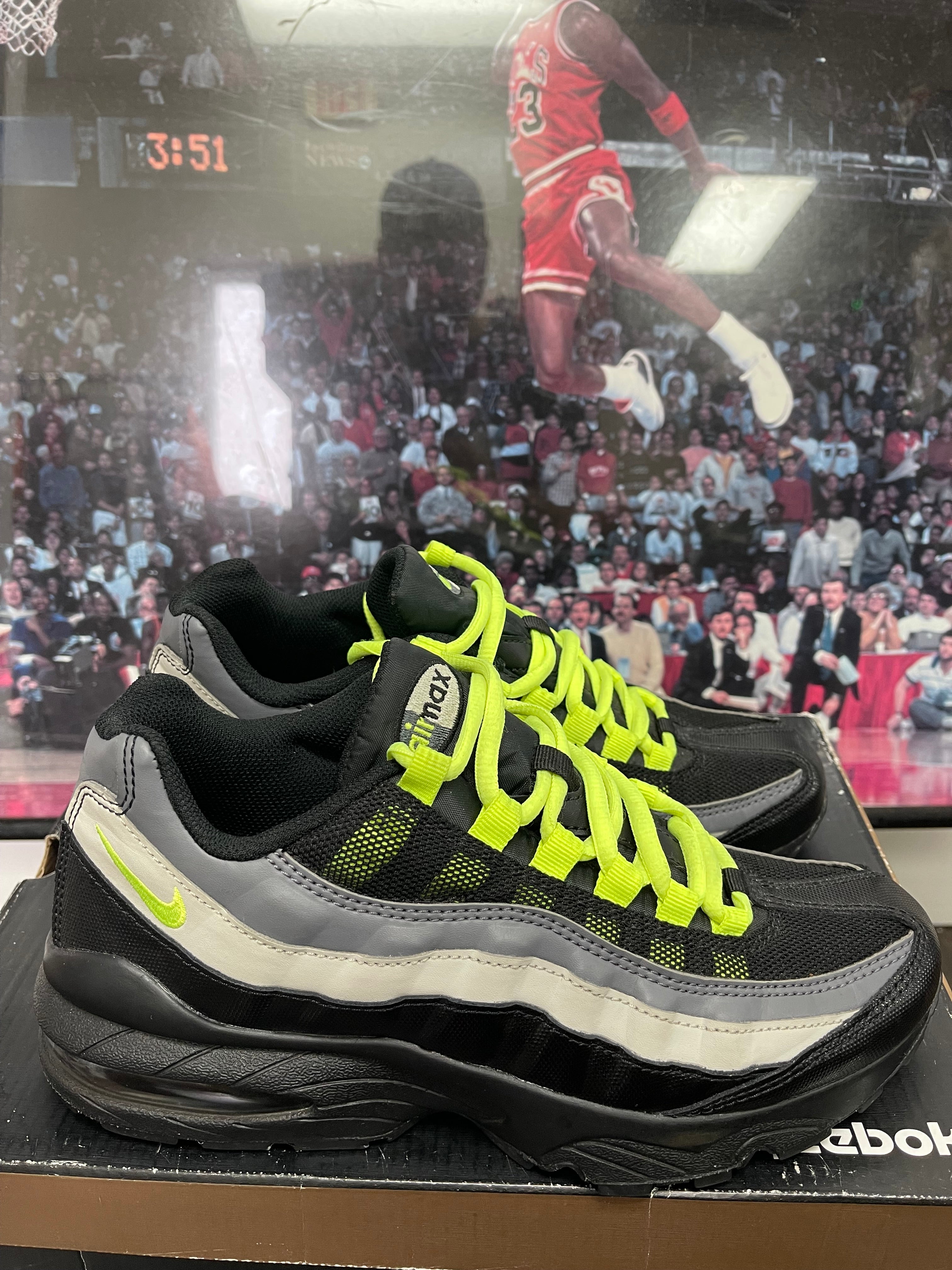 Air Max 95 Black Volt Size 7Y