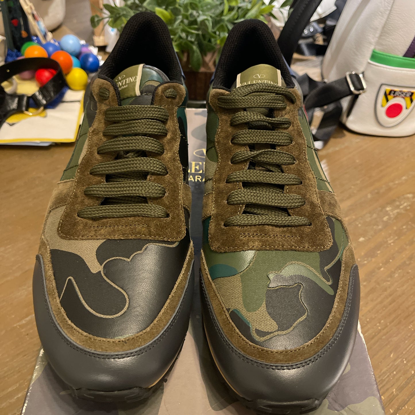 Valentino Garavani Camouflage Rockrunner size 12 men