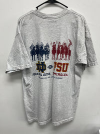 Notre Dame VS Florida State vintage t shirt size XL