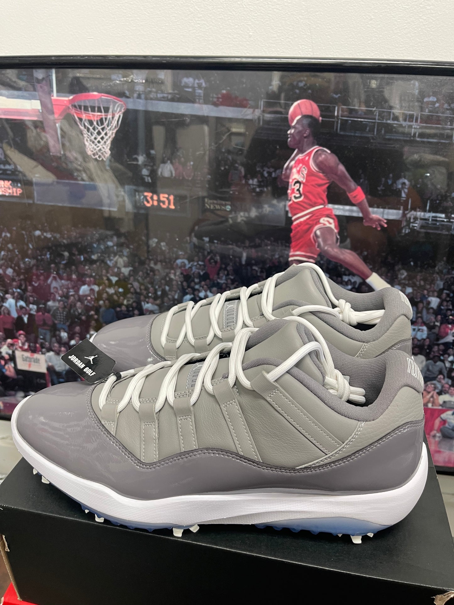 Air Jordan 11 low Golf Cool Grey size 12.5