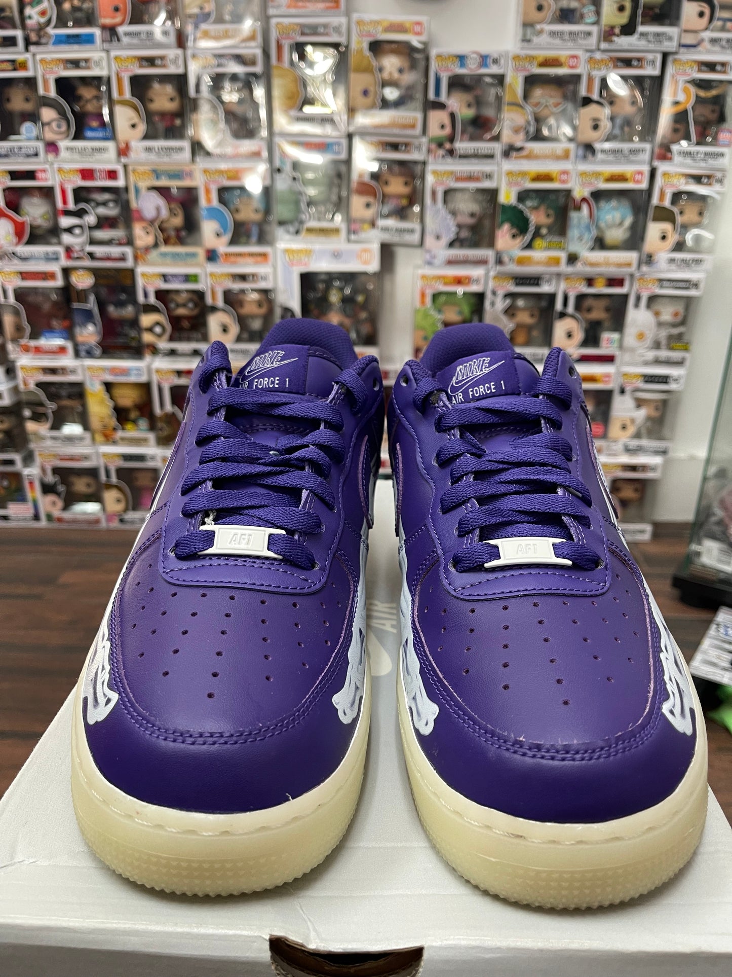 Air Force 1 ‘ Purple Skeleton ‘ Size 10