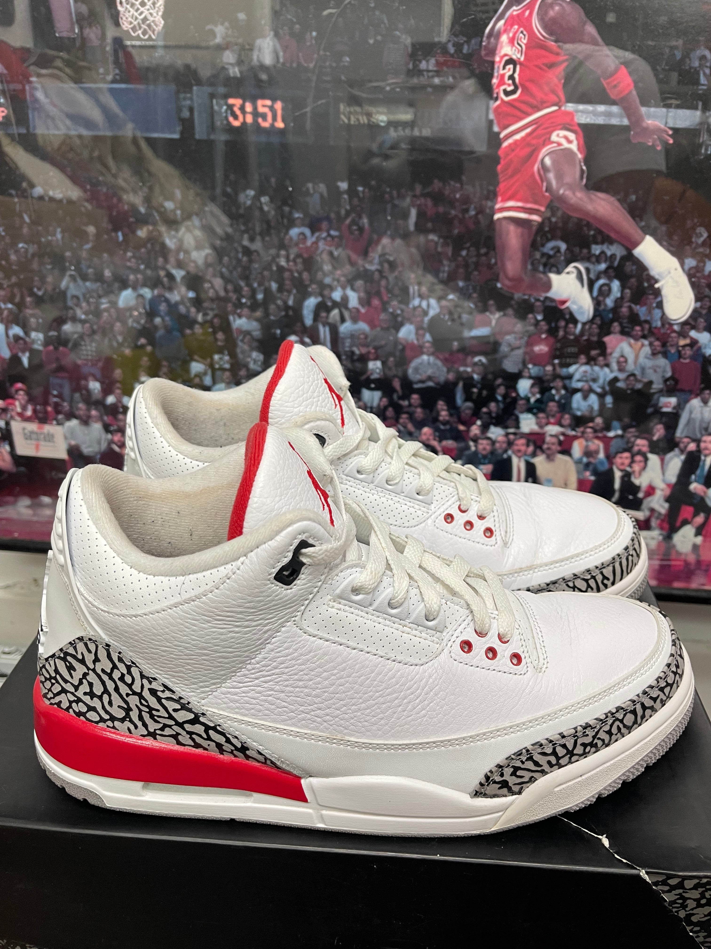 Air Jordan Retro 3 ‘ Hall Of Fame ‘ Size 11