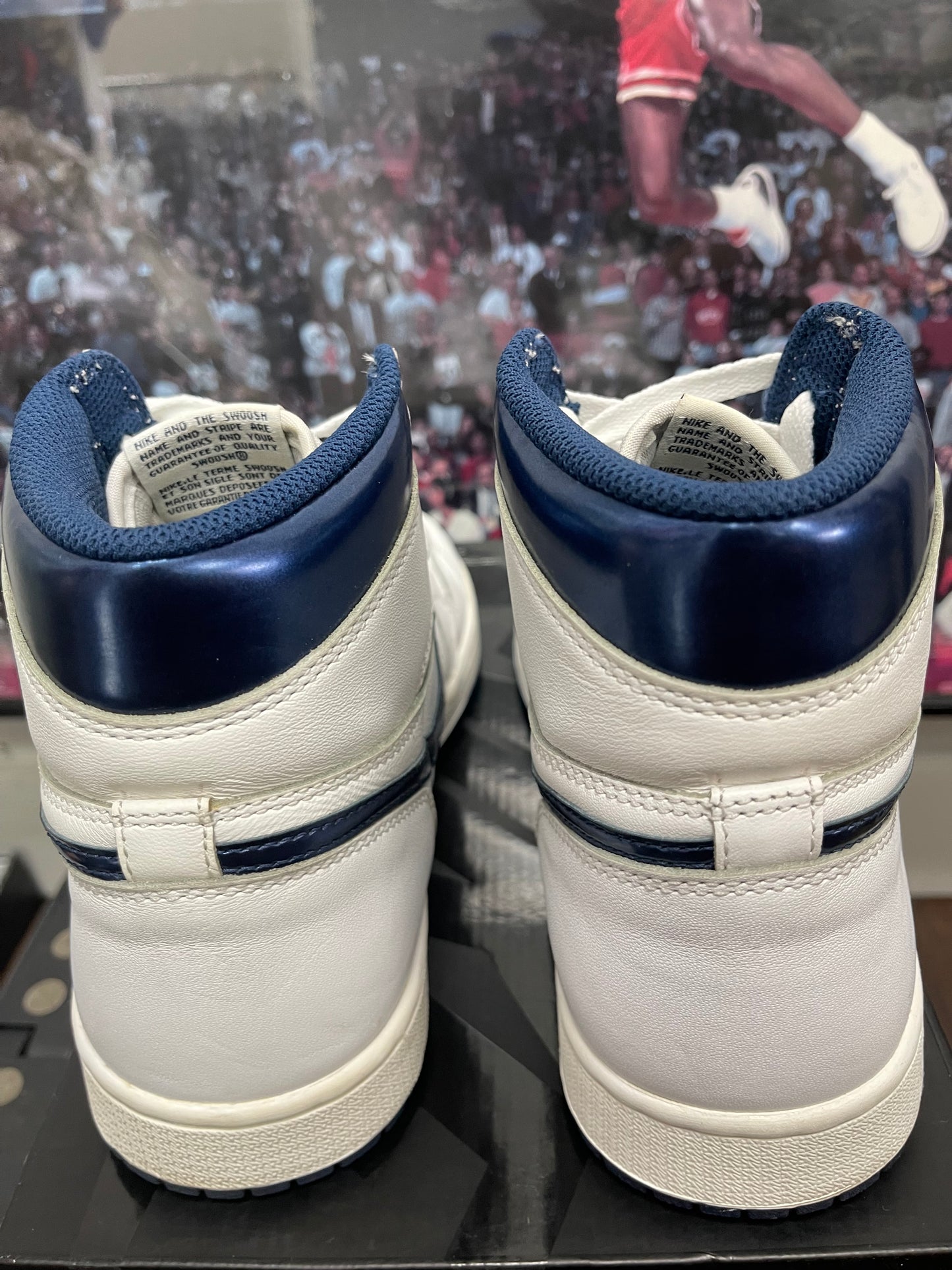 Air Jordan Retro 1 High OG ‘ Metallic Navy ‘ Size 8.5