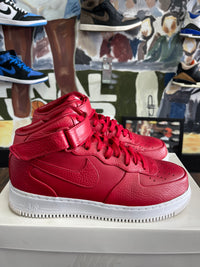 Nike lab Air Force 1 Mid ‘ Gym Red ‘ Size 10