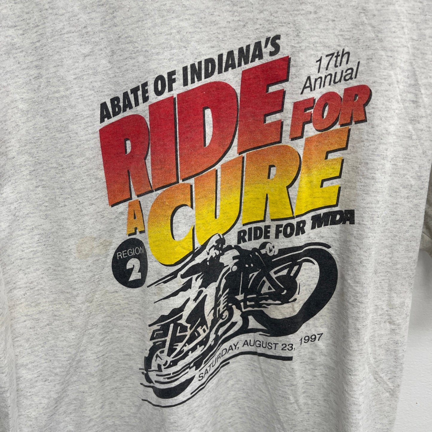Ride For A Cure Vintage t shirt size XL