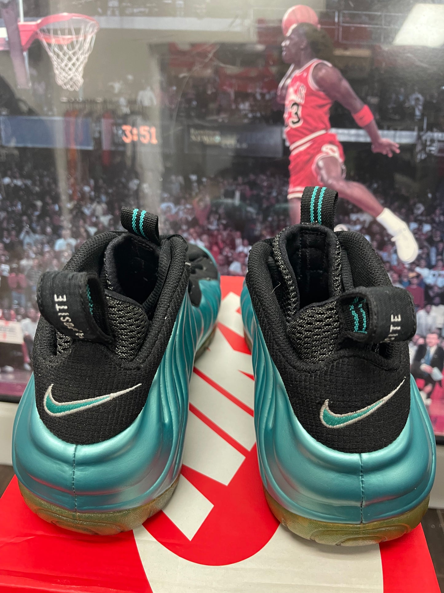 Nike Air Foamposite One ‘Electric Blue ‘ trainers #sneakers size 9.5