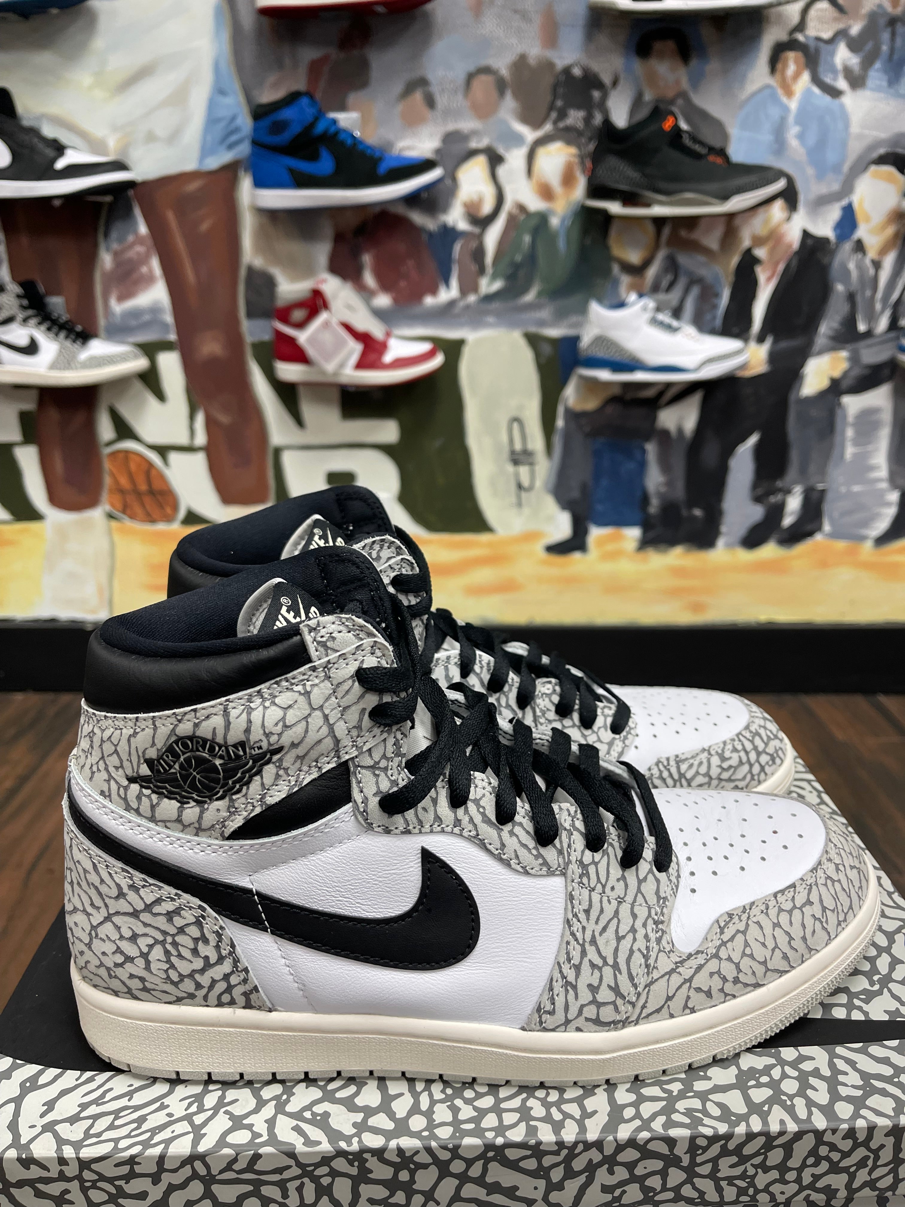 Air Jordan Retro 1 High OG ‘ White cement ‘ Size 10