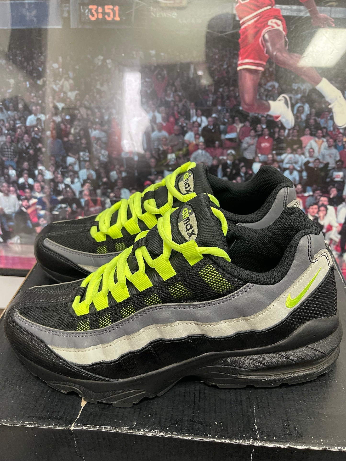 Air Max 95 Black Volt Size 7Y
