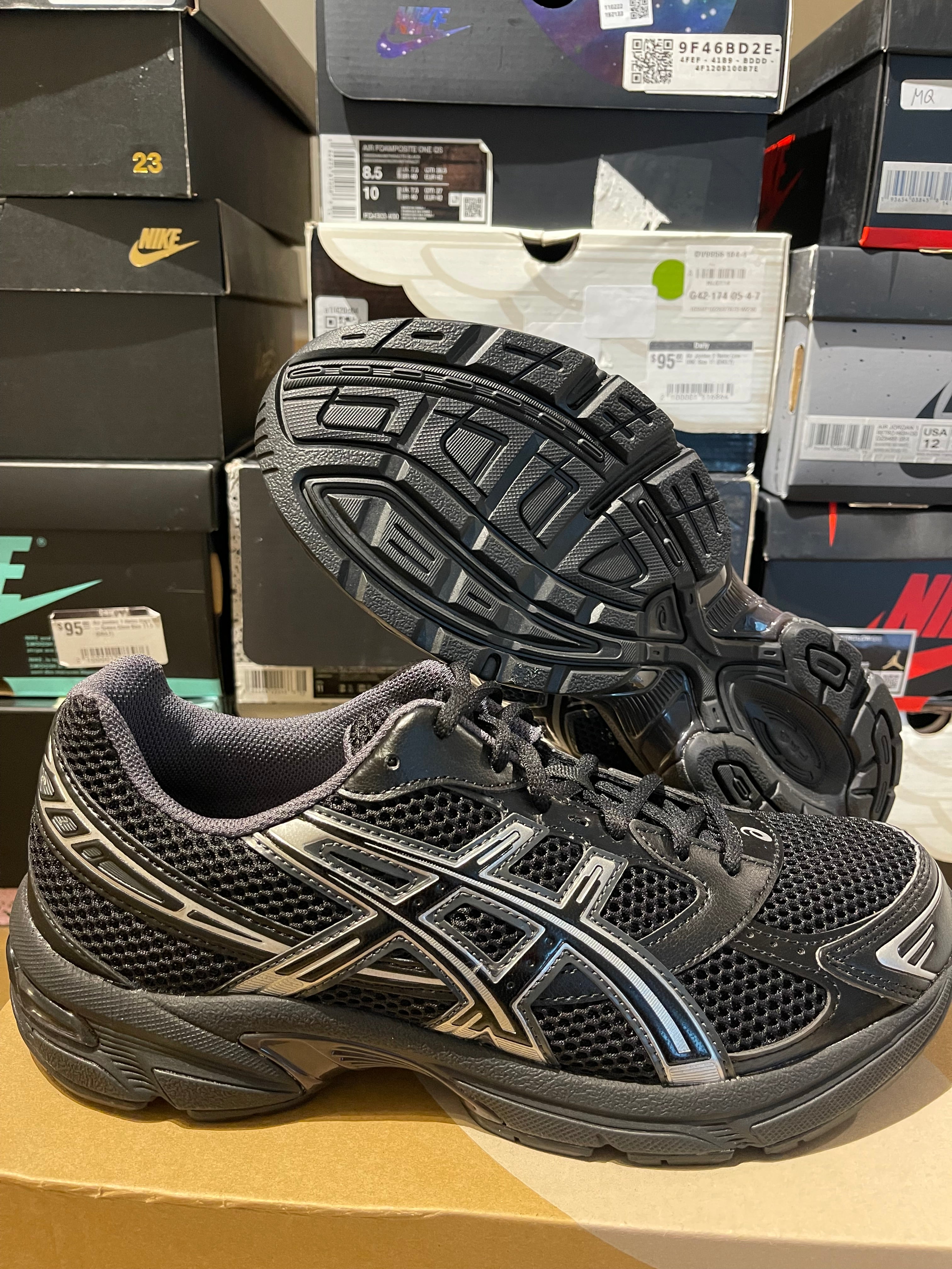 Asics Gel 1130 ‘ Black Pure Silver’  Size 11
