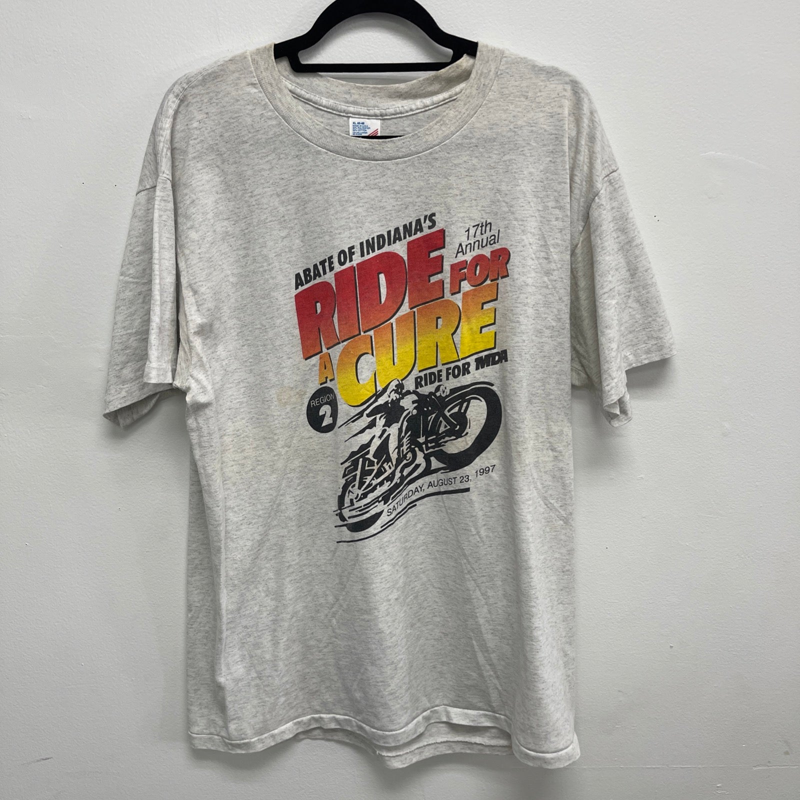 Ride For A Cure Vintage t shirt size XL
