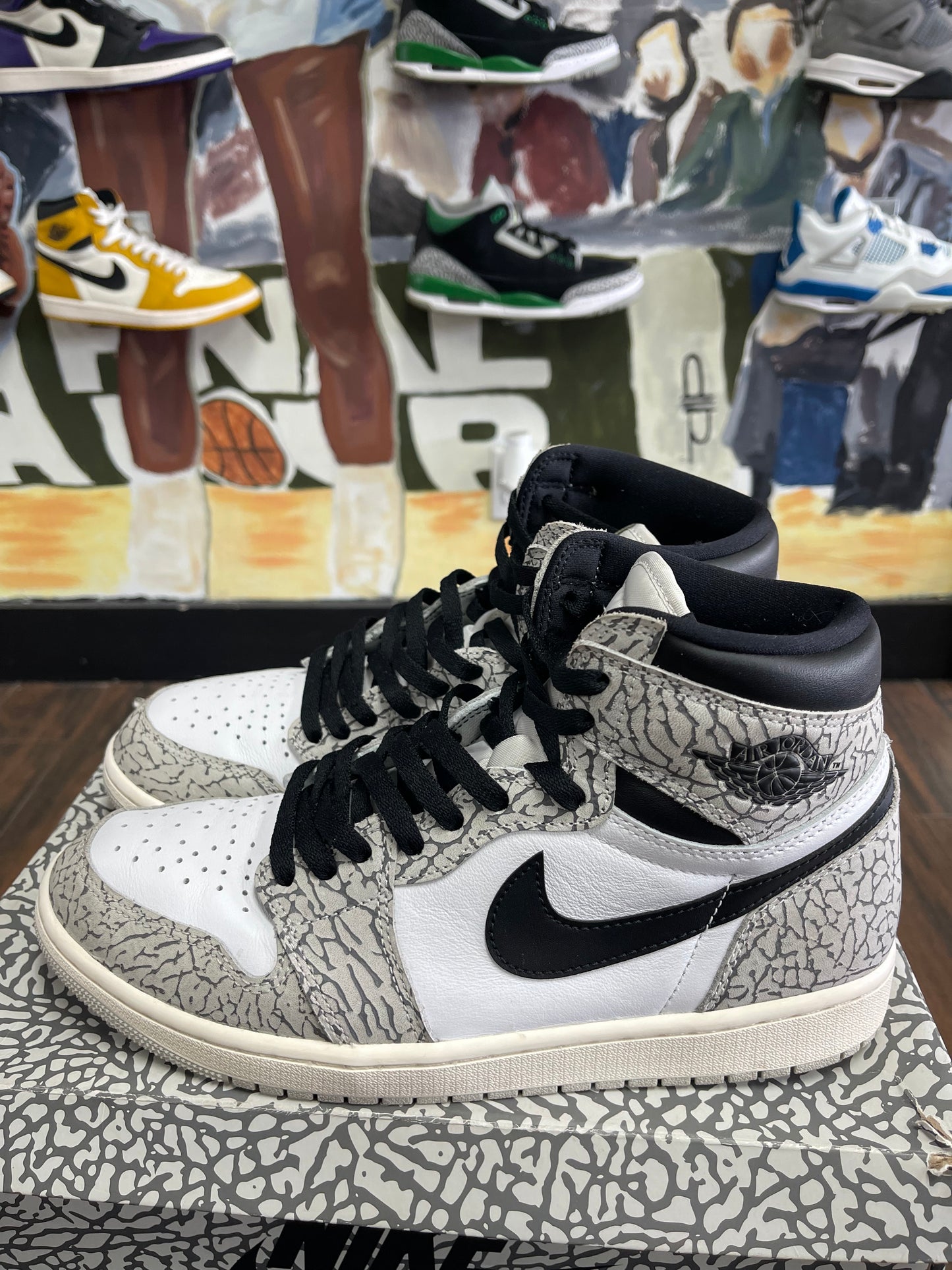 Air Jordan Retro 1 High OG ‘ White Cement ‘ Size 10.5