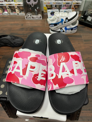 Bape Camo Slides Pink Size 11