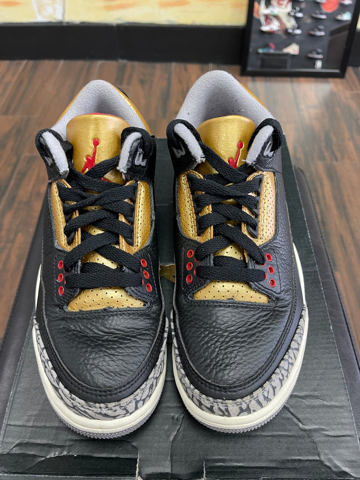 Air Jordan Retro 3 ‘ Black Gold ‘ Size 5.5y