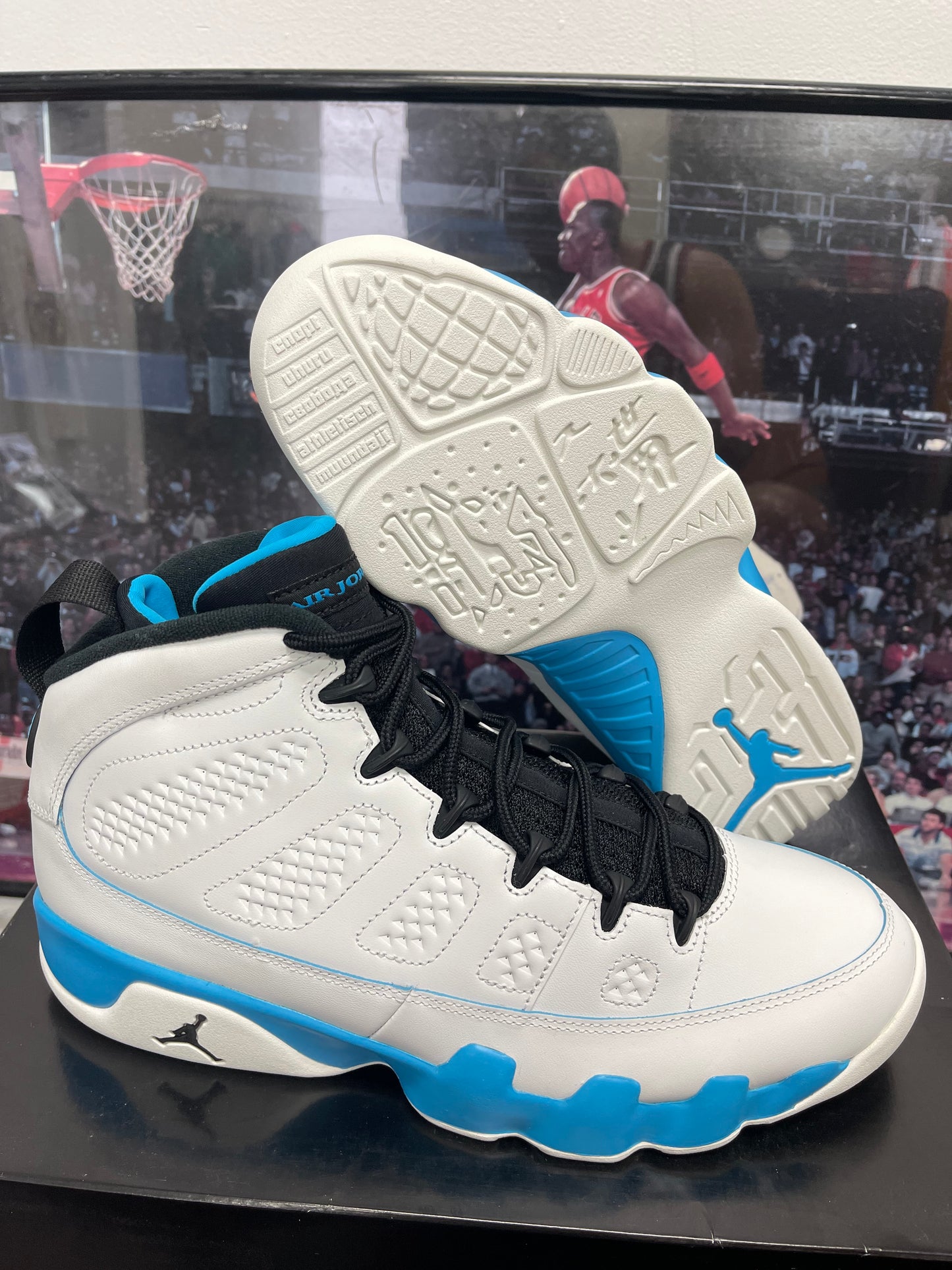 Air Jordan Retro 9 ‘ Power Blue ‘ Size 11