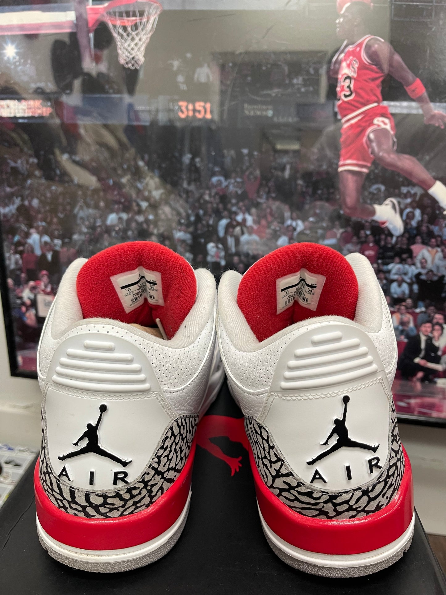 Air Jordan Retro 3 ‘ Hall Of Fame ‘ Size 11