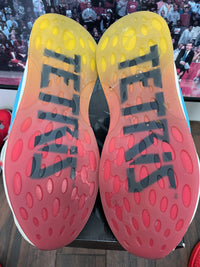 Puma x RS-X Trainer in white, blue, and pink #PumaTrainers ❌ Tetris size 12