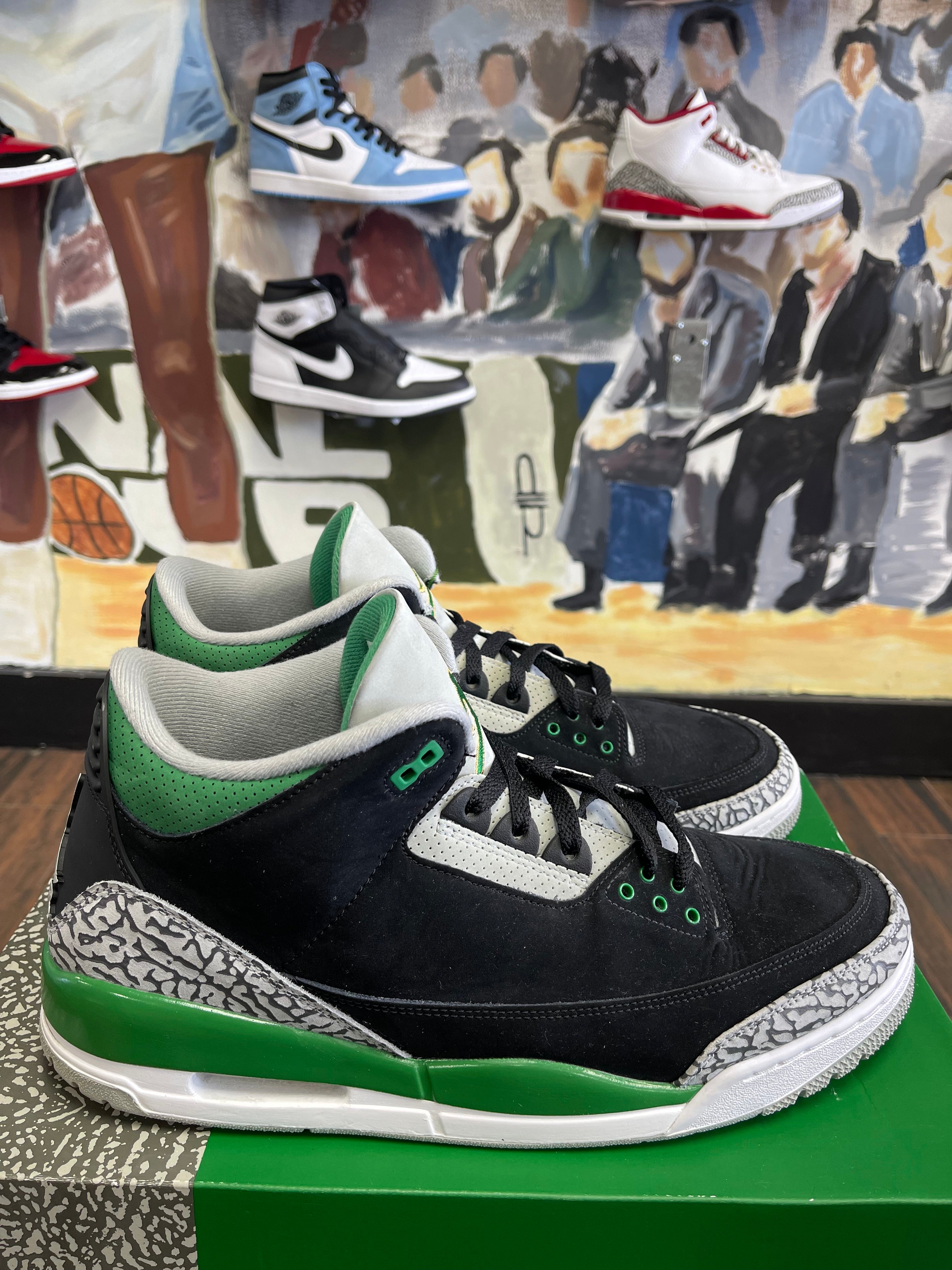 Air Jordan Retro 3 ‘ Pine Green ‘ Size 13