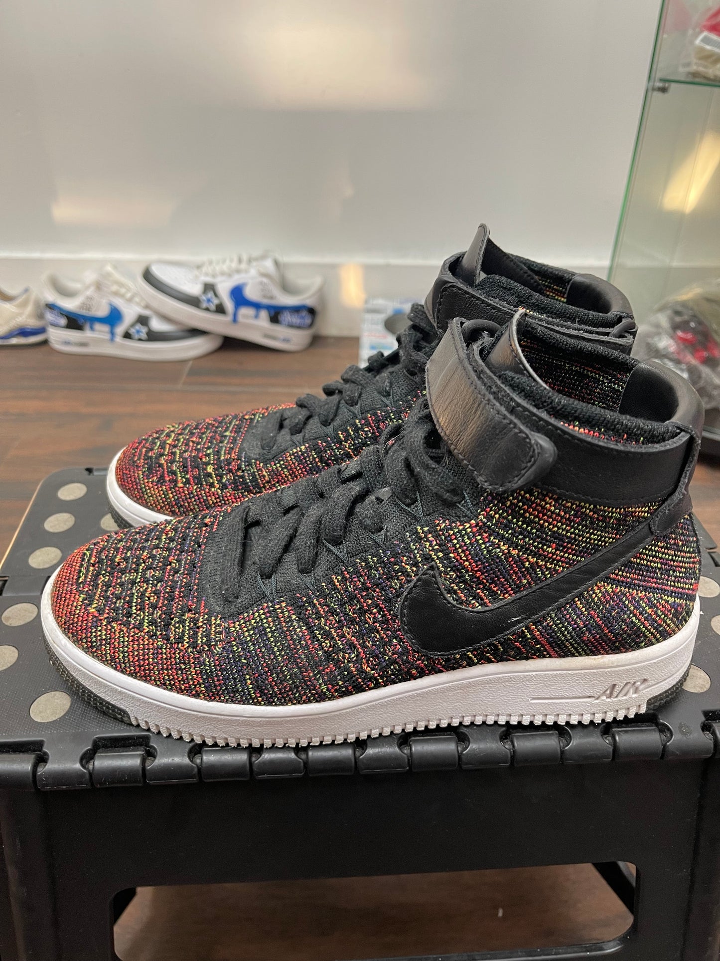 Air Force 1 FlyKnit Mid ‘ Multicolor ‘ Size 7.5