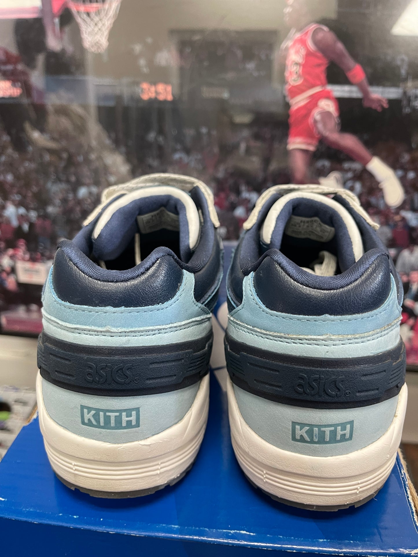 Gel-Sight OFF White Navy Size 8.5