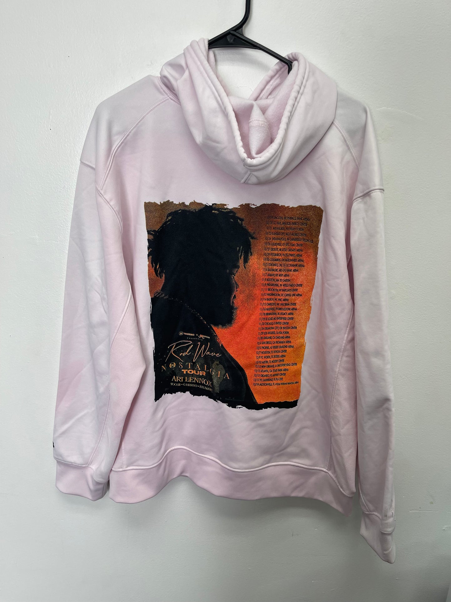 Rob Wave Hoodie Pink Size XL