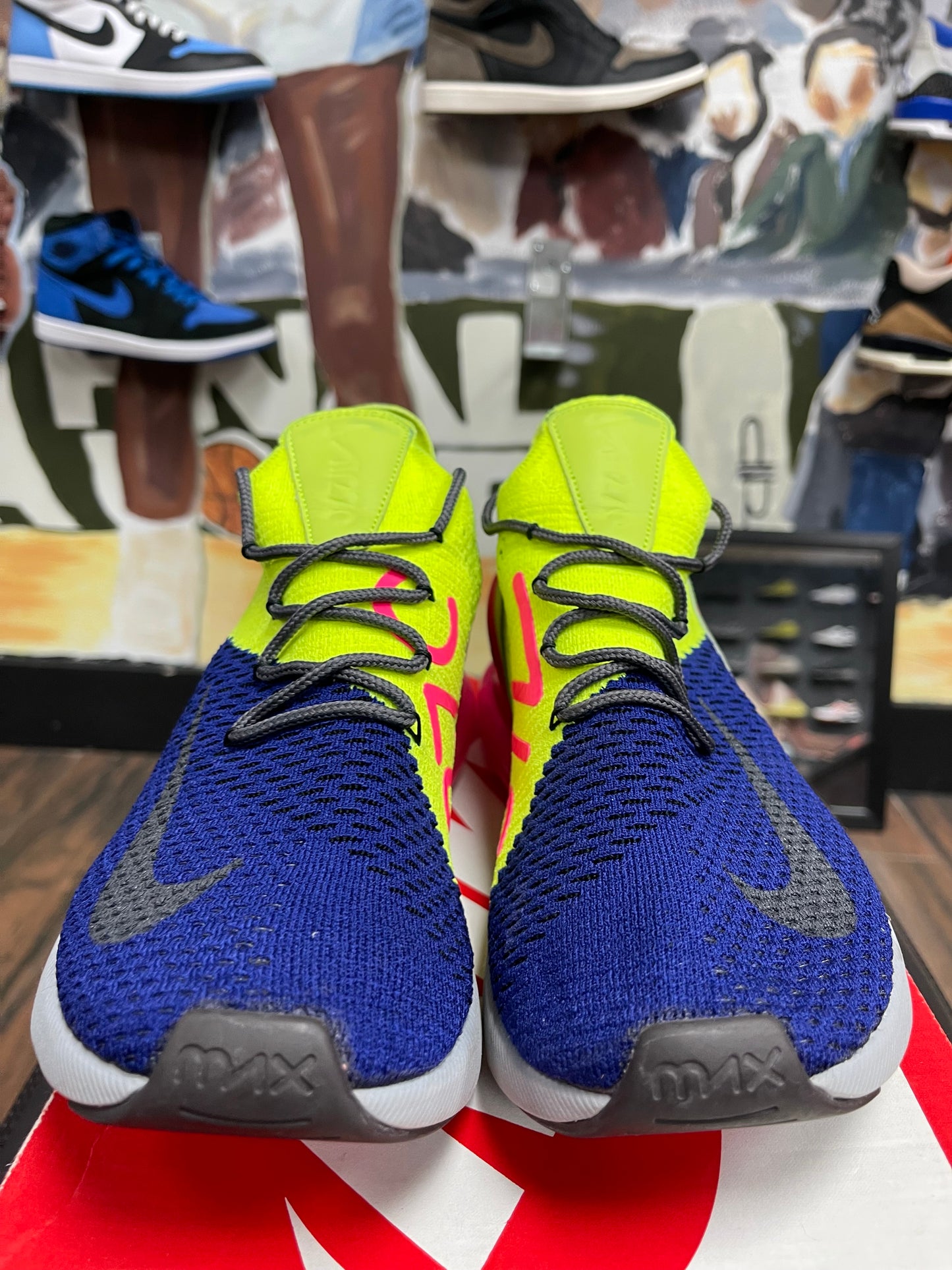 Air max 270 Flynit ‘ Multi Color ‘ Size 8.5