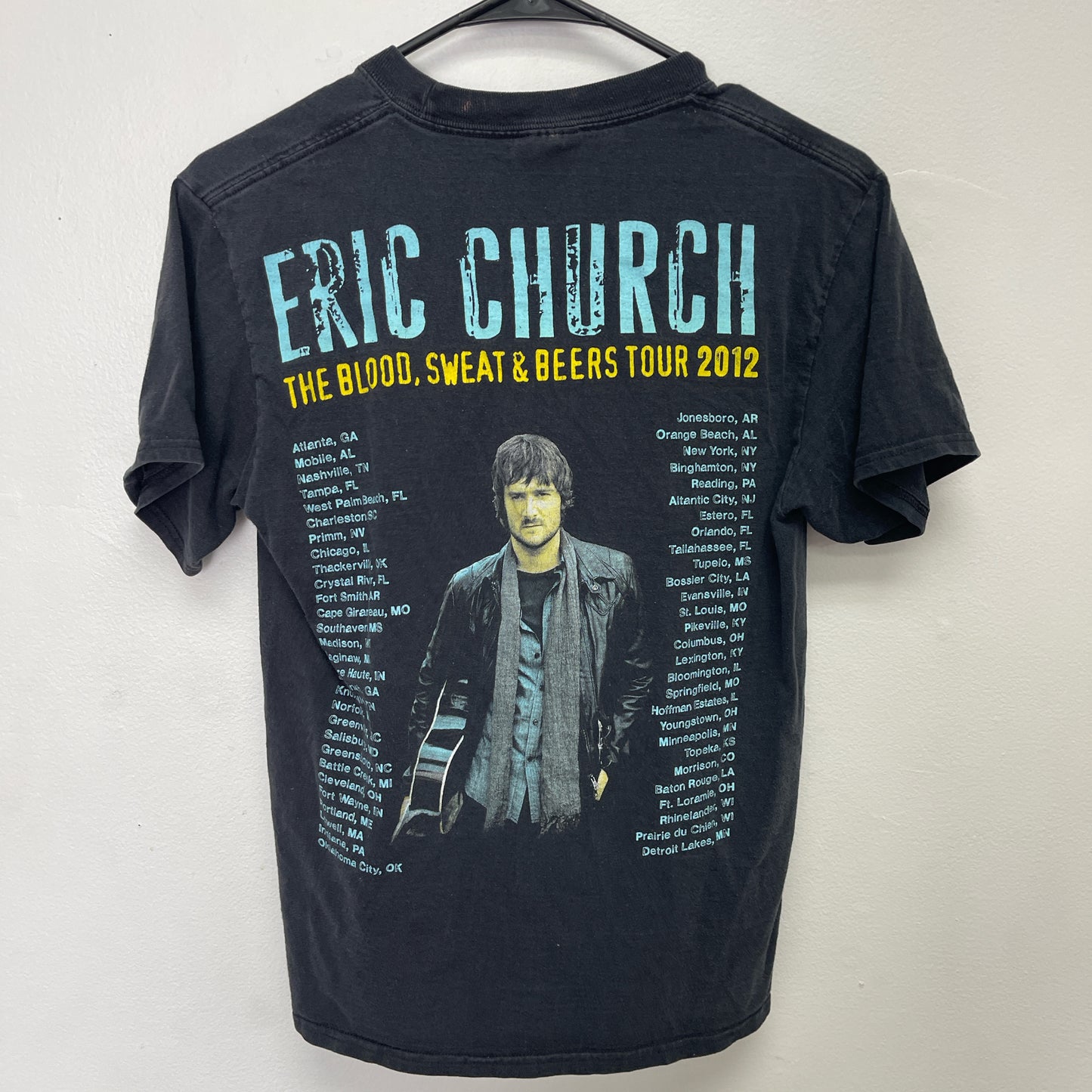 Eric Church 2012 tour tee #country #music size small